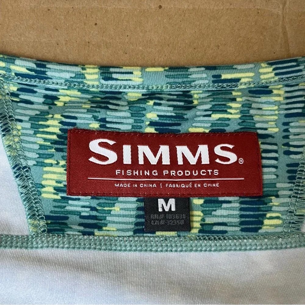 Simms Drifter Dress in Coastal Print Aqua - Picture 6 of 7